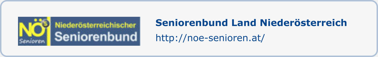 Seniorenbund Land Niederösterreich   http://noe-senioren.at/