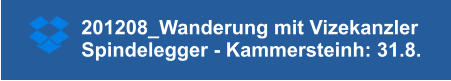 201208_Wanderung mit Vizekanzler  Spindelegger - Kammersteinh: 31.8.